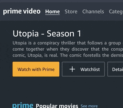 Amazon Prime Video Selenium Scraper demo